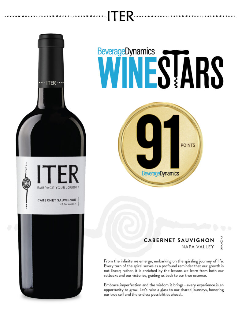 Iter Cabernet Sauvignon Napa Valley 91 Points Beverage Dynamics Wine Stars