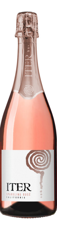 iter ca nv sparkling rosé bottle